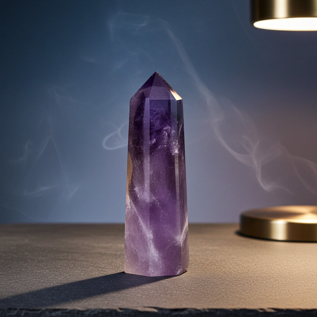 The Shadow Healer | Uruguayan Deep Amethyst for Emotional Clarity