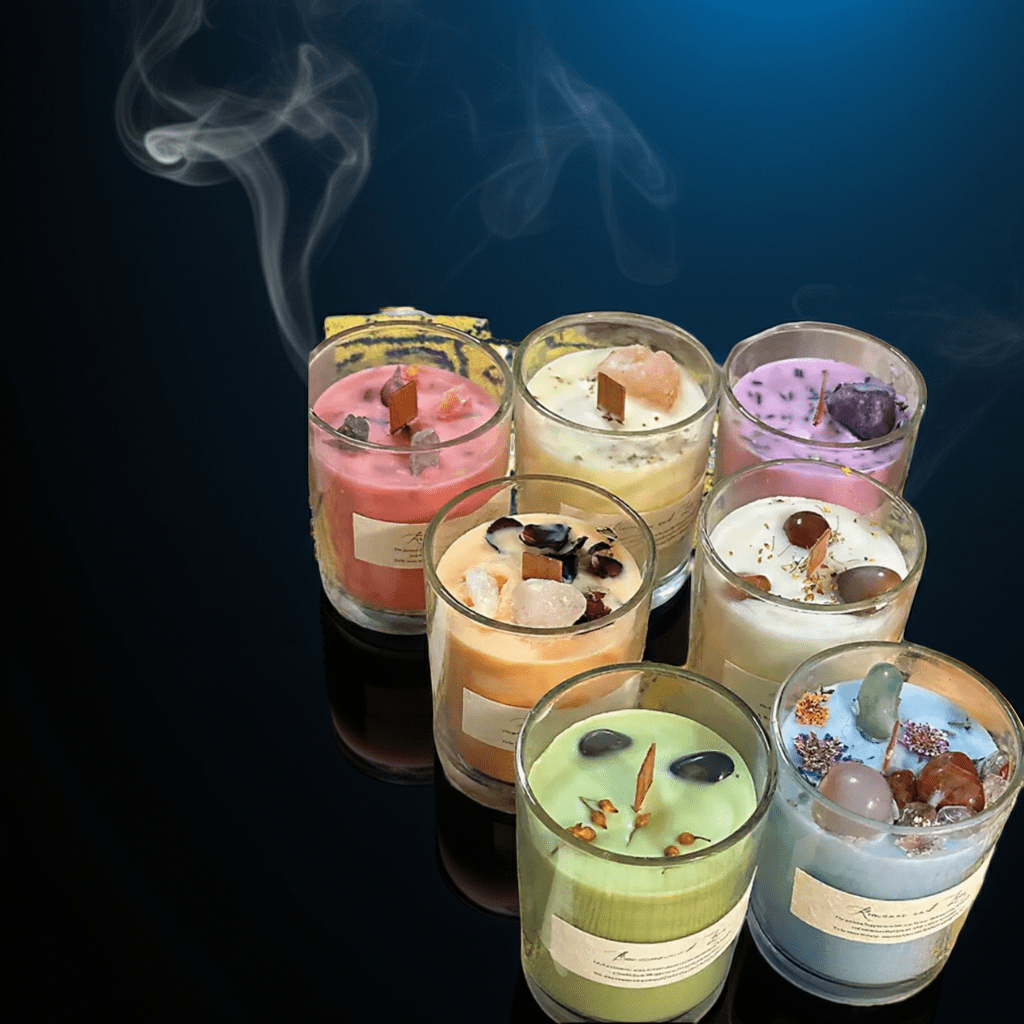 The Destiny Reveal Candle | Mystery Crystal Infused