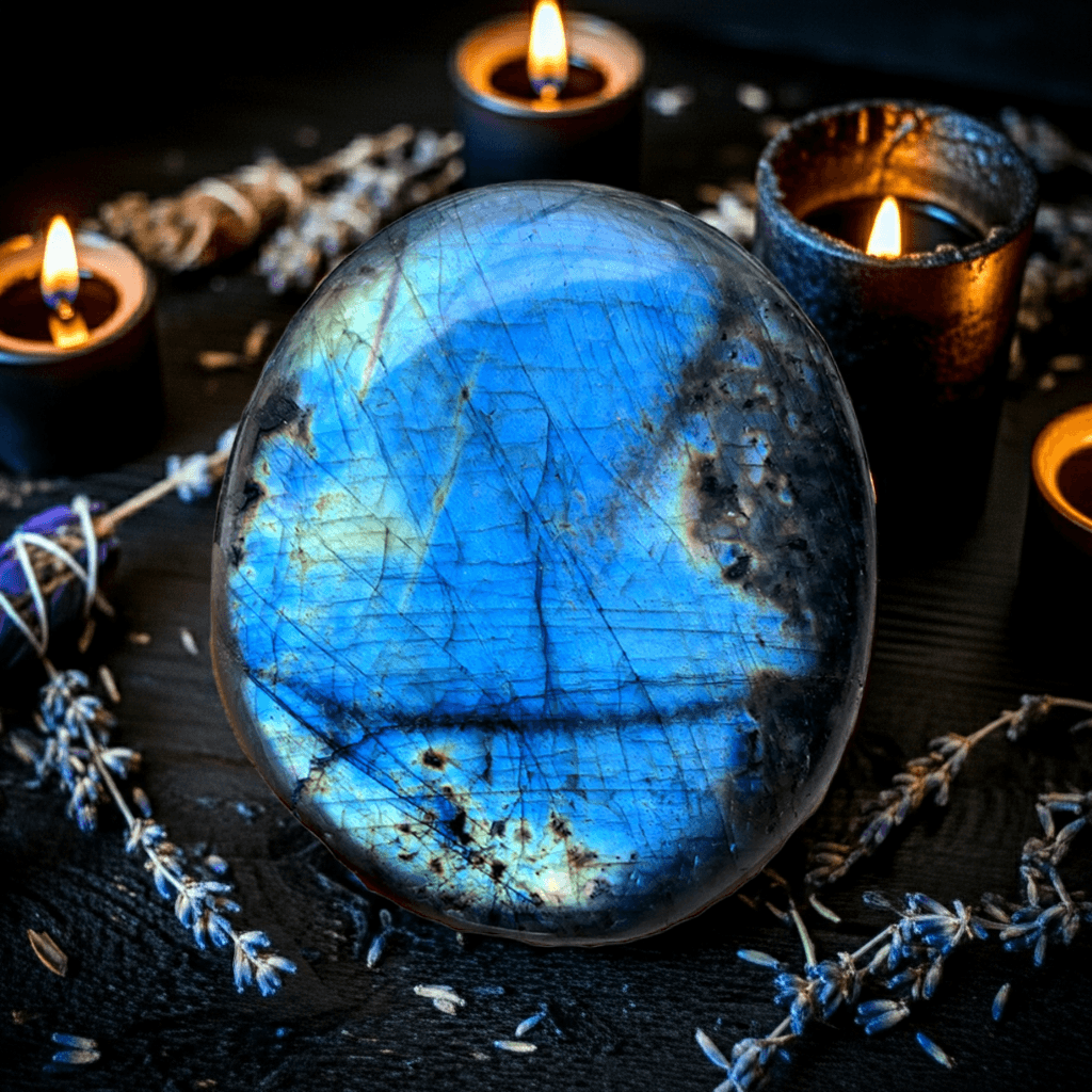 Raw Blue Labradorite – Mystical Aura Healing Stone