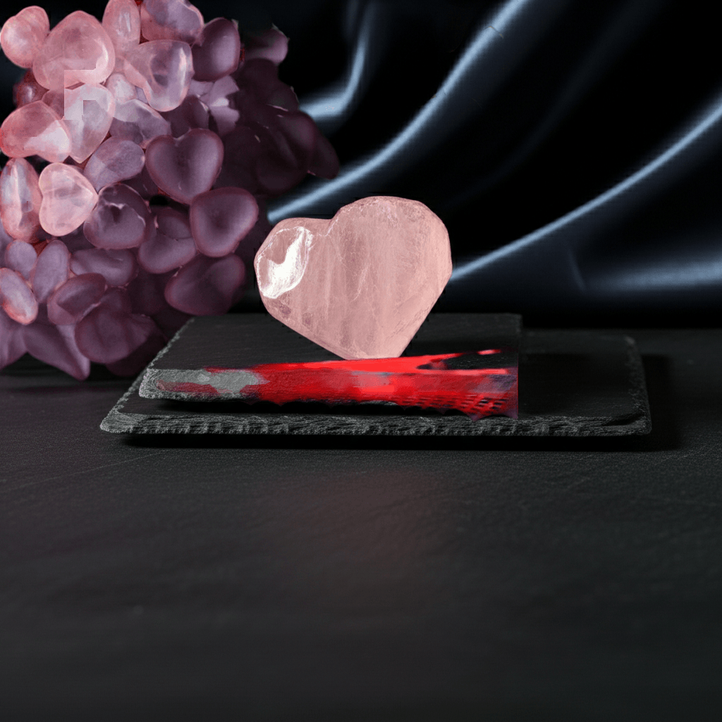 Raw Rose Quartz Heart – Love & Energy Crystal