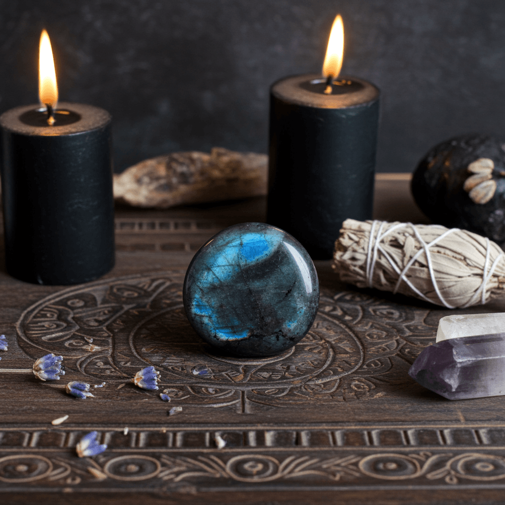Raw Blue Labradorite – Mystical Aura Healing Stone