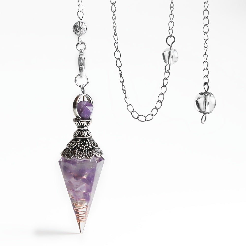 Aetheric Prism Crystal Pendulum Necklace — Choice of 4 Stones