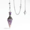 Aetheric Prism Crystal Pendulum Necklace — Choice of 4 Stones