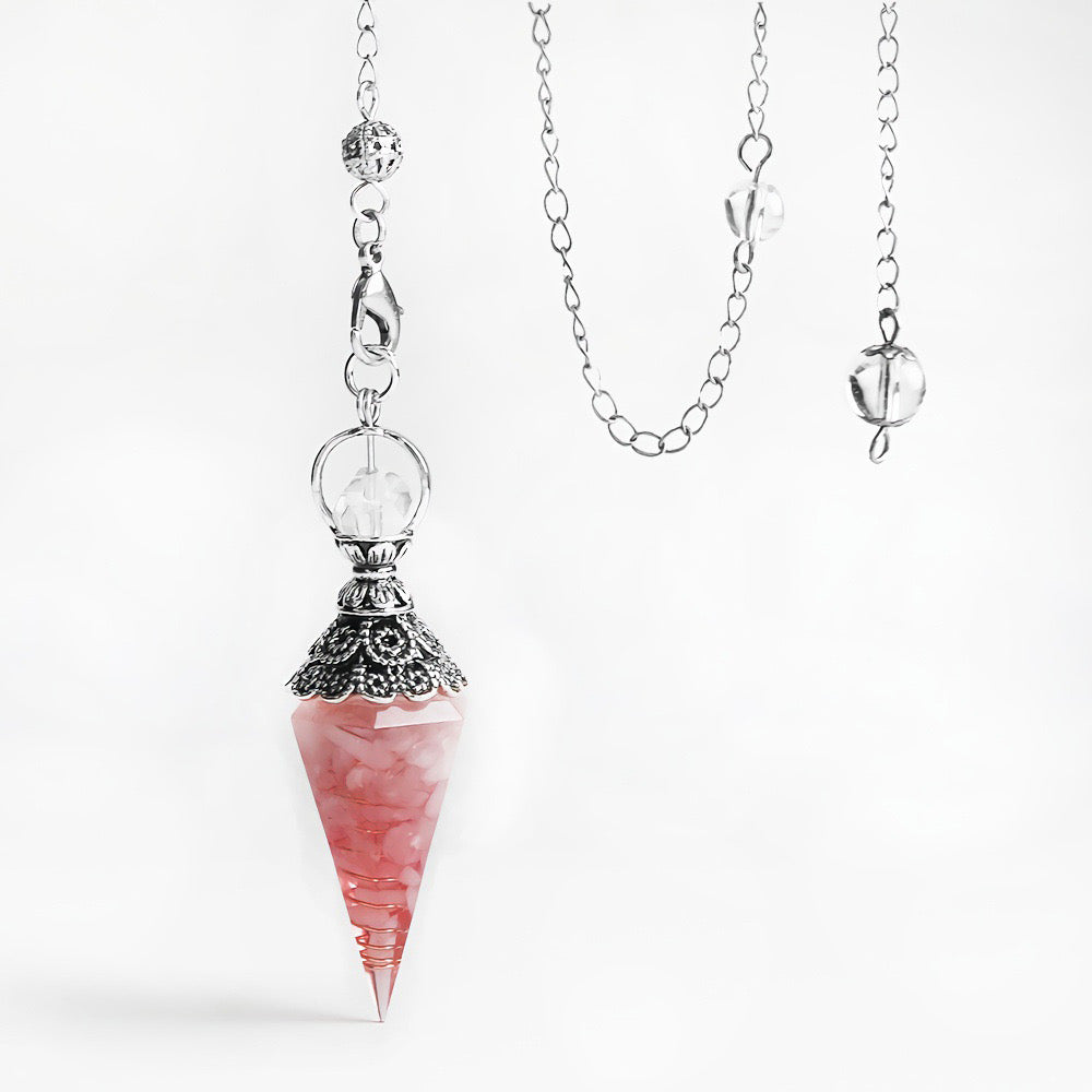 Aetheric Prism Crystal Pendulum Necklace — Choice of 4 Stones